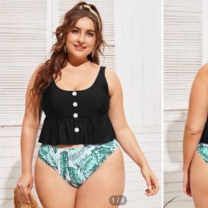 PLUS 2 piece tropical bikini